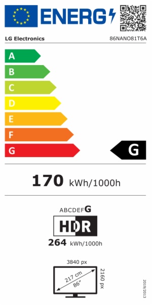 TELEVISOR LED LG 86NANO81T6A